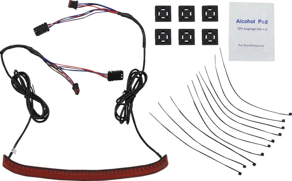 Custom Dynamics Integrated Taillight with Turn Signals For Harley Davidson FLFB 1750 2018-2020 Red