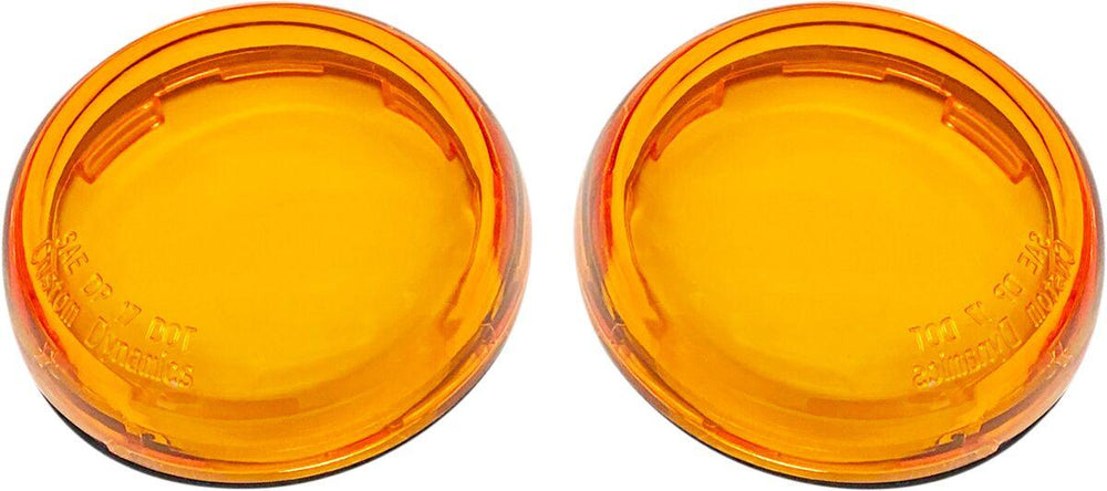 Custom Dynamics ProBeam Deuce-Style Turn Signal Lenses For Harley Davidson FLD 1690 2012-2013 Amber