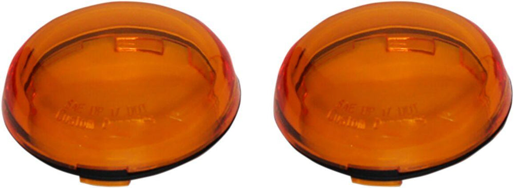 Custom Dynamics ProBeam Deuce-Style Turn Signal Lenses For Harley Davidson FLD 1690 2012-2013 Amber