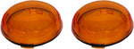 Custom Dynamics ProBeam Deuce-Style Turn Signal Lenses For Harley Davidson FLD 1690 2012-2013 Amber