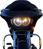 Custom Dynamics ProBeam Road Glide Turn Signals For Harley Davidson FLTRK 1868 2020-2024 Gloss Black Smoke