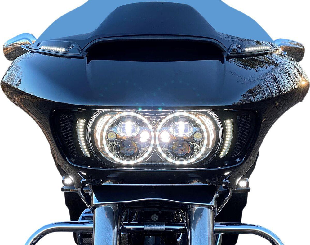 Custom Dynamics ProBeam Road Glide Turn Signals For Harley Davidson FLTRK 1868 2020-2024 Gloss Black Smoke