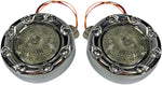 Custom Dynamics ProBeam Bullet Ringz 1157 Front Turn Signals For Harley Davidson FLD 1690 2012-2013 Front Chrome Smoke
