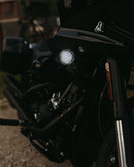 Custom Dynamics Genesis 4 Amber White LED Turn Signal Inserts For Harley Davidson FLD 1690 2012-2013