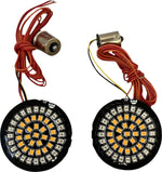 Custom Dynamics Dynamic Clusters 2 LED Turn Signal Inserts For Harley Davidson FLD 1690 2012-2013 Rear