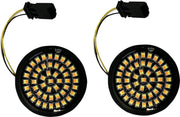 Custom Dynamics Genesis 4 Solid Amber White (Halo Free) LED Turn Signal Inserts for CVO For Harley Davidson FLHTCUTGSE 1923 2020-2022
