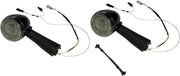 Custom Dynamics ProBeam Red Ring Turn Signal LEDs For Indian Scout 60 2016-2022 Rear Black Smoke