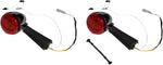 Custom Dynamics ProBeam Red Ring Turn Signal LEDs For Indian Scout 60 2016-2022 Rear Chrome Red