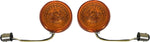Custom Dynamics ProBeam Front Halo Turn Signals For Harley Davidson FLD 1690 2012-2013 Amber