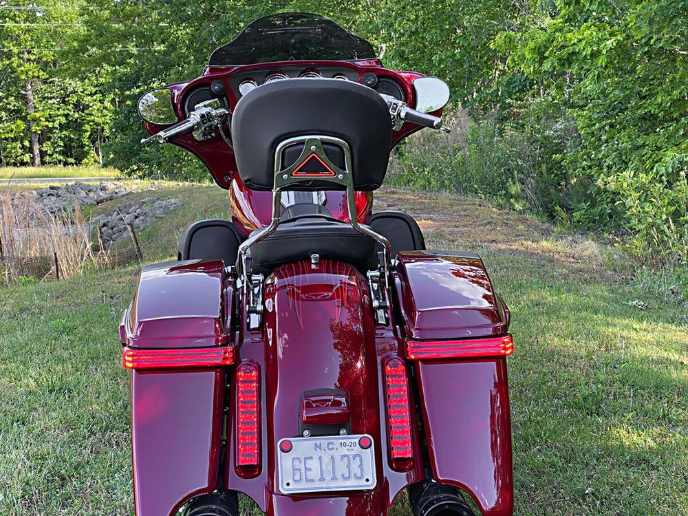 Custom Dynamics ProBeam Bagz LED Saddle Bag Lights For Harley Davidson FLHR 1690 Red