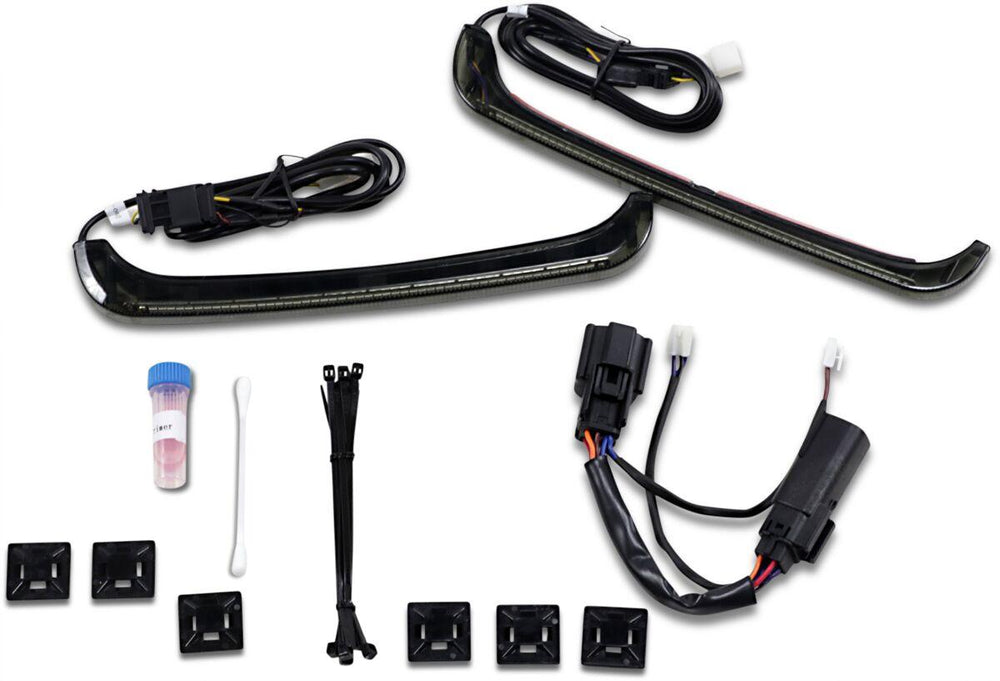 Custom Dynamics LED Low-Profile Bagz Accent Lights For Harley Davidson FLH 1868 2021 Rear Smoke