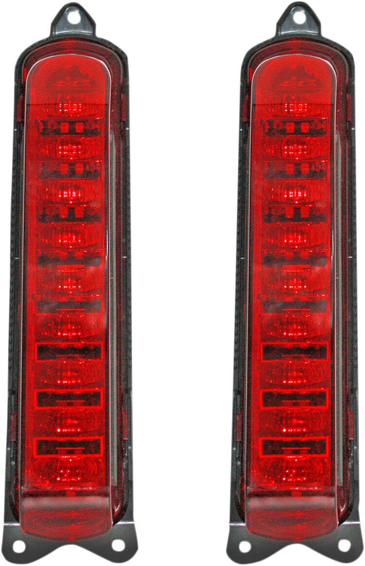 Custom Dynamics ProBeam LED Taillight Panels for CVO For Harley Davidson FLHRSE6 1800 2014 Red
