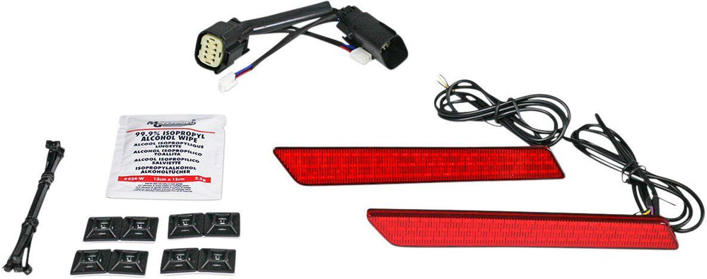 Custom Dynamics Saddlebag Latch  Lights For Harley Davidson FLHRSE5 1800 2013 Red