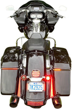 Custom Dynamics LED Low-Profile Bagz Accent Lights For Harley Davidson FLHRXS 1750 2017-2018 Rear Smoke