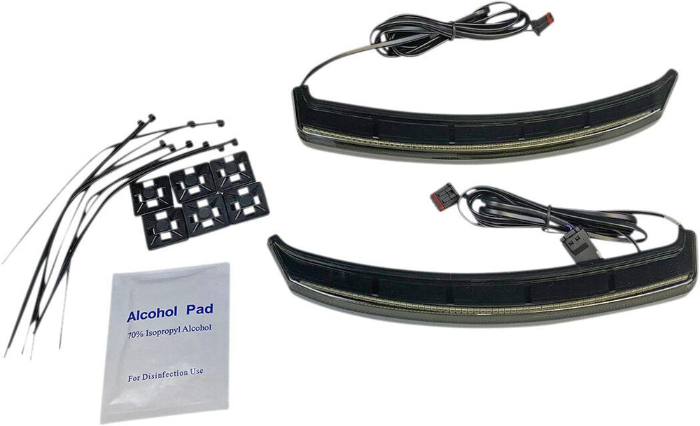 Custom Dynamics LED Saddlebag Lights For Indian Chieftan 111 2019-2020 Rear Smoke