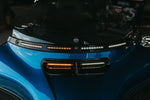 Custom Dynamics Genesis 4 All-In-One Dynamic LED Batwing Fairing Vent Insert For Harley Davidson FLH 1868 2021 Black Gloss