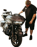 Custom Dynamics Genesis 4 Dynamic LED Road Glide Vent Inserts For Harley Davidson FLTRK 1868 2020-2024 Black Gloss Silver Smoke