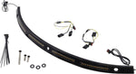 Custom Dynamics Genesis 4 Dynamic LED Batwing Windshield Trim For Harley Davidson FLH 1868 2021 Black Smoke