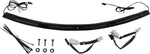 Custom Dynamics Genesis 4 Dynamic LED Batwing Windshield Trim For Harley Davidson FLHT 1584 2007-2008 Black Smoke