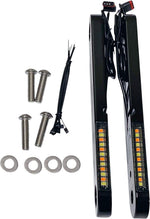 Custom Dynamics ProBeam Dynamic Strips V2 Front Turn Signals For Harley Davidson FLH 1868 2021 Black Smoke