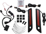 Custom Dynamics Saddlebag Latch Dual Color Accent Lights For Harley Davidson FLHRXS 1750 2017-2018 Red