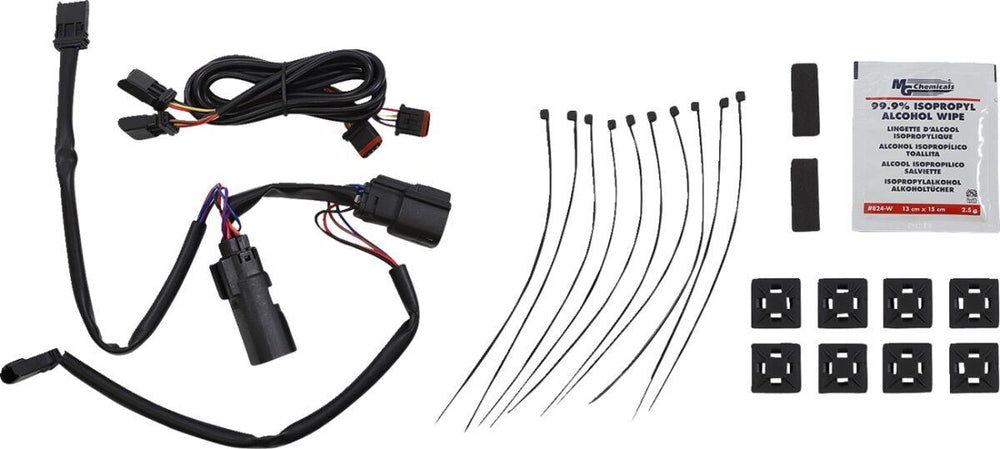 Custom Dynamics Saddlebag Latch Dual Color Accent Lights For Harley Davidson FLH 1868 2021 Red