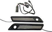 Custom Dynamics Saddlebag Latch Dual Color Accent Lights For Harley Davidson FLH 1868 2021 Smoke