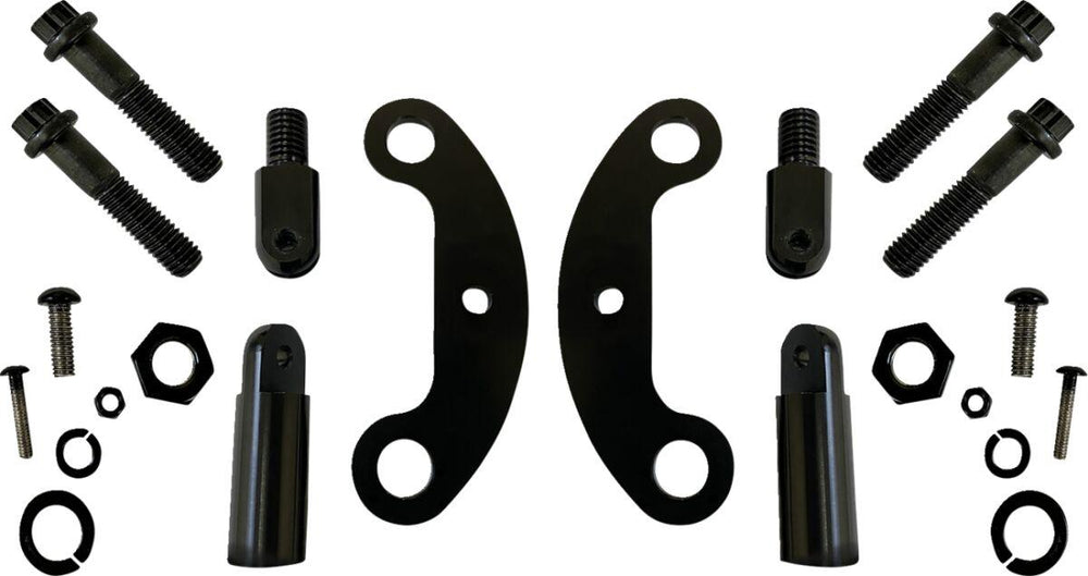 Custom Dynamics Caliper Mounts for ProBeam Fog Lights For Harley Davidson FLH 1868 2021 - Black