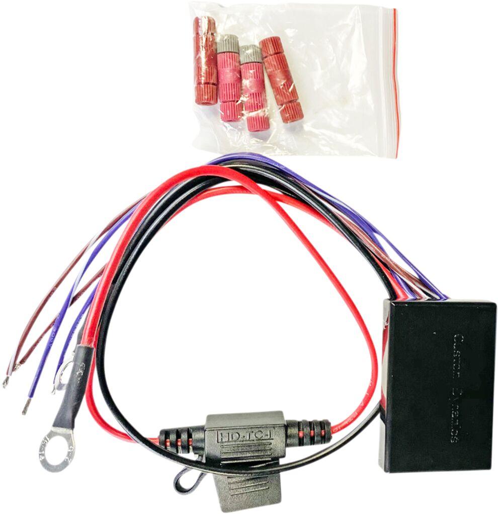 Custom Dynamics Universal Auto-Cancel Turn Signal Module For Harley Davidson FL 1200 1973-1977