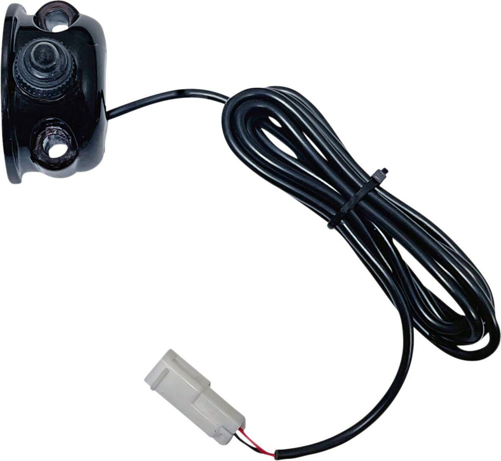 Custom Dynamics Auxiliary Handlebar Control Mounted On/Off Switch For Harley Davidson FLD 1690 2012-2013 - Black