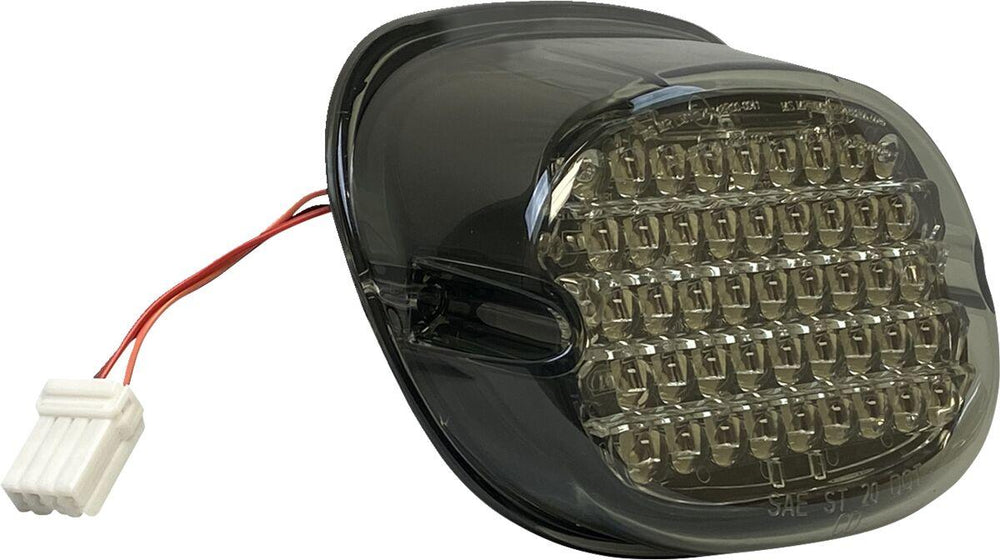 Custom Dynamics Low Profile LED Taillight For Harley Davidson FLD 1690 2012-2013 Rear Smoke