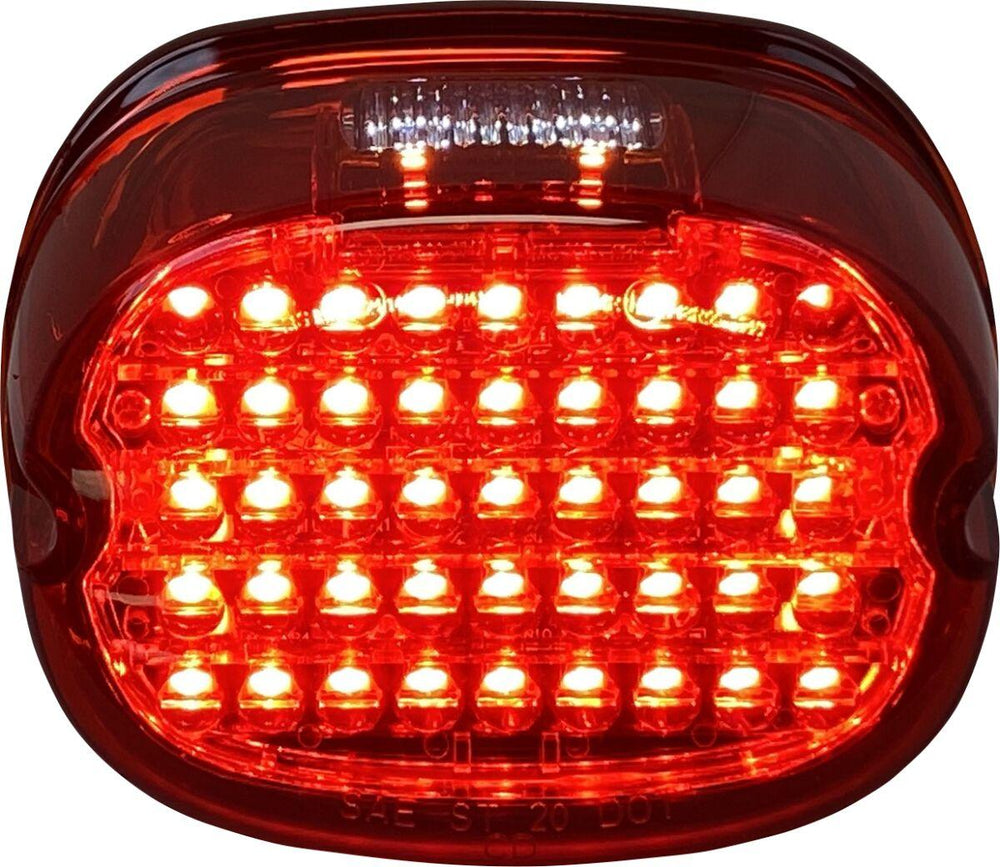 Custom Dynamics Low Profile LED Taillight For Harley Davidson FLD 1690 2012-2013 Rear Red