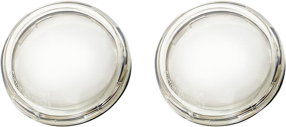 Custom Dynamics ProBeam Deuce-Style Turn Signal Lenses For Harley Davidson FLD 1690 2012-2013 Clear