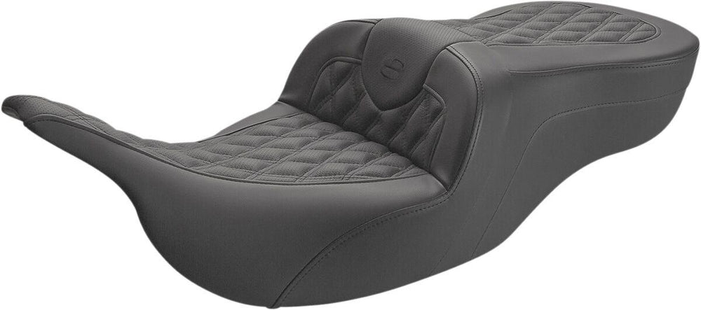 Saddlemen Roadsofa Lattice Stitch Seat For Harley Davidson FLHT 1340 1997-1998 - Black