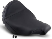 Saddlemen Renegade Studded Solo Seat For Harley Davidson FLHS 1340 1989-1993 - Black