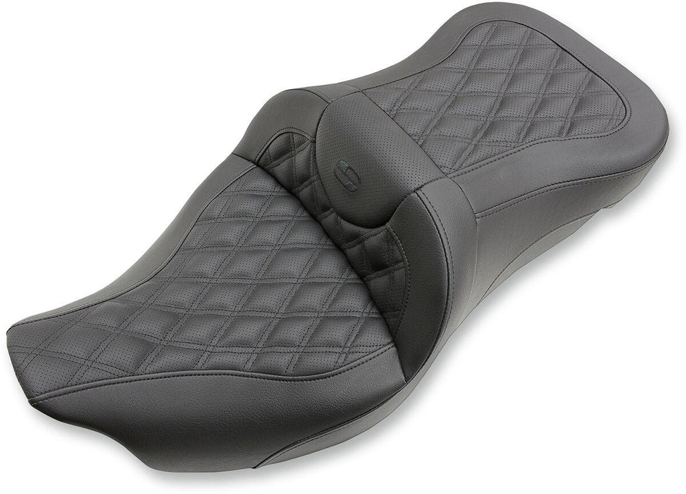 Saddlemen Extended Reach RoadSofa Seat For Harley Davidson FLHR 1584 2007-2008 - Black