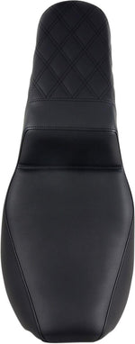 Saddlemen Step Up Seat For Harley Davidson FLHR 1340 1997-1998 - Black