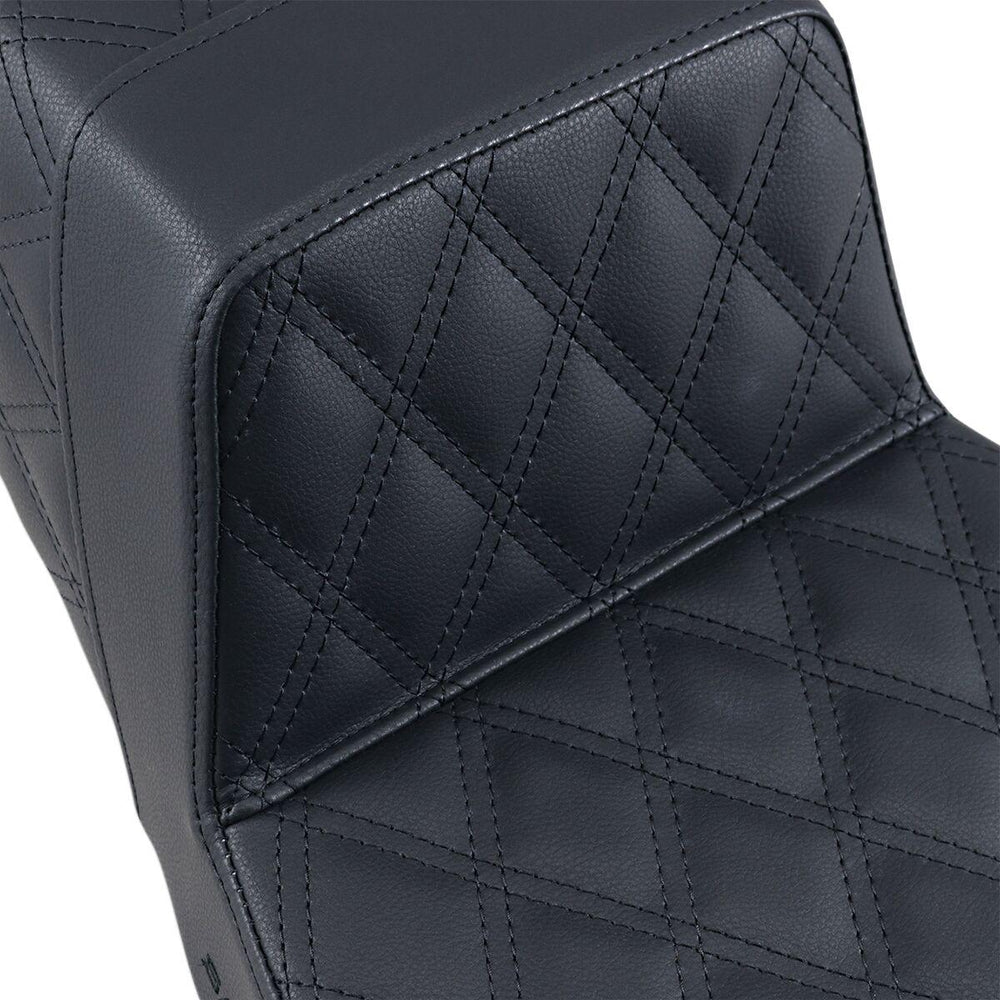 Saddlemen Step Up Full Lattice Stitch Seat For Harley Davidson FLHR 1340 1997-1998 - Black