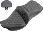 Saddlemen Roadsofa Lattice Stitch Seat For Harley Davidson FLHR 1584 2008 - Black