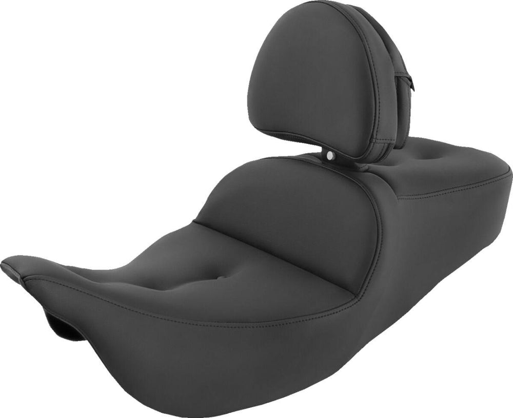 Saddlemen Pillow Top Roadsofa Seat For Harley Davidson FLHR 1584 2008 - Black