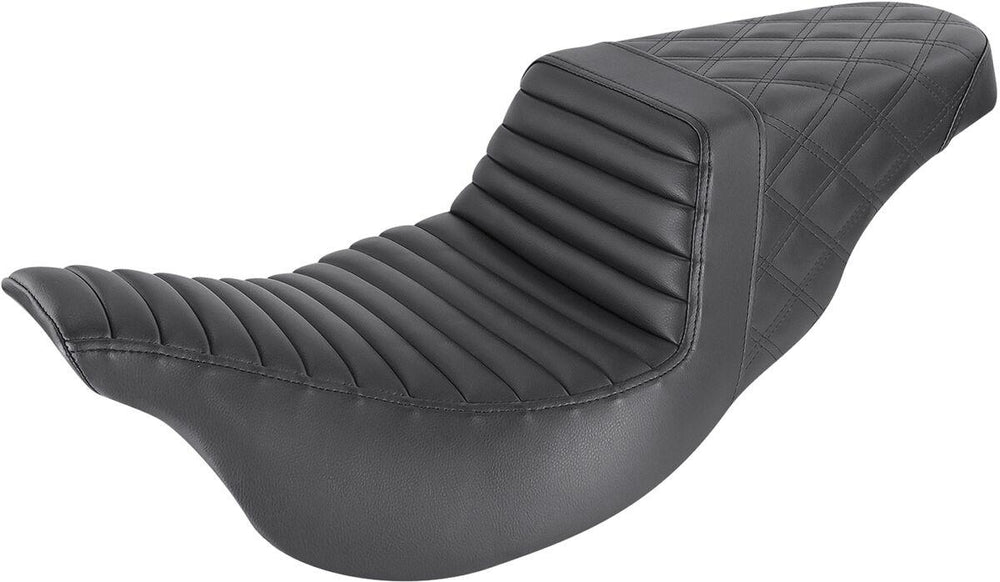 Saddlemen Step Up Seat For Harley Davidson FLHR 1584 2008 - Black