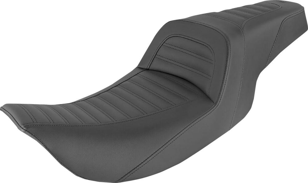 Saddlemen Slim Roll & Pleat Seat For Harley Davidson FLHR 1340 1997-1998 - Black