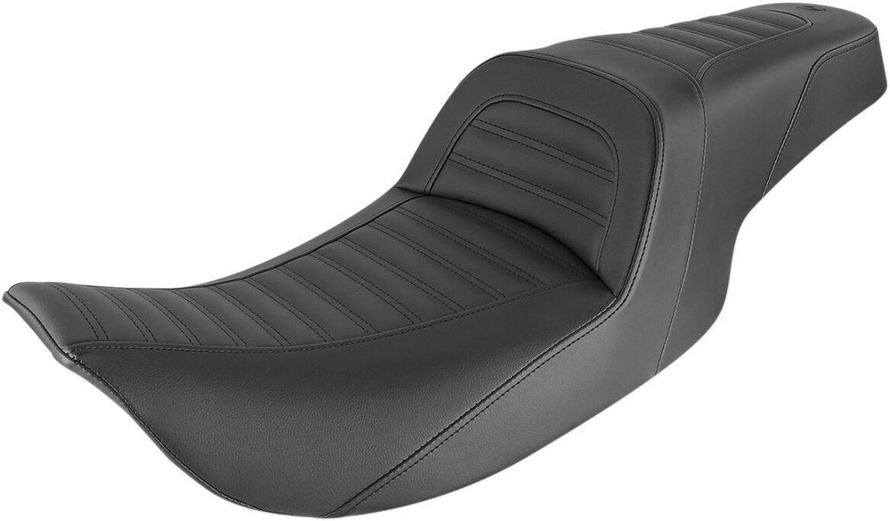 Saddlemen Slim Roll & Pleat Seat For Harley Davidson FLHR 1340 1997-1998 - Black