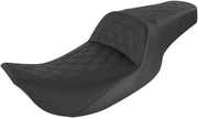 Saddlemen Slim Lattice Stitched Seat For Harley Davidson FLHR 1340 1997-1998 - Black