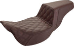 Saddlemen Extended Reach Step Up Seats For Harley Davidson FLHR 1584 2008 - Brown