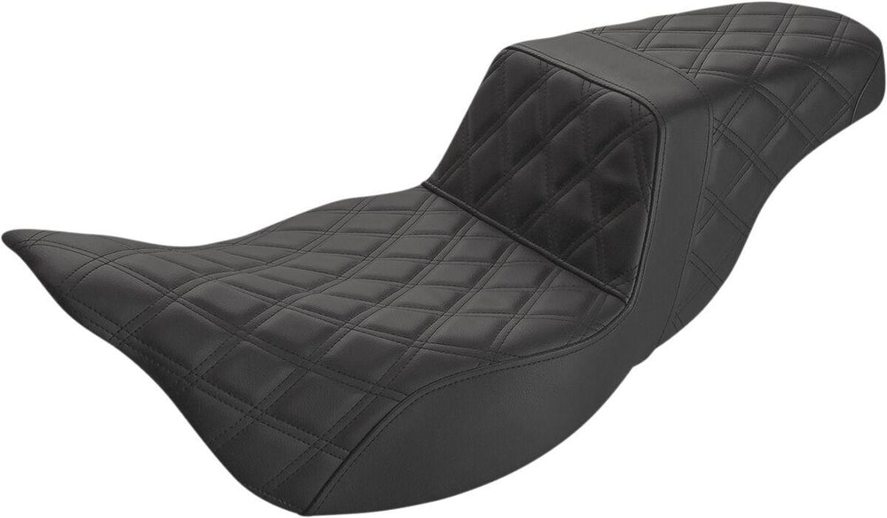Saddlemen Extended Reach Step Up Seats For Harley Davidson FLHR 1584 2008 - Black