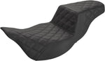 Saddlemen Extended Reach Step Up Seats For Harley Davidson FLHR 1584 2008 - Black