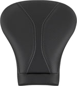 Saddlemen Dominator Grey Stitching Gel Pillion Pad For Harley Davidson FLHR 1584 2008 - Black