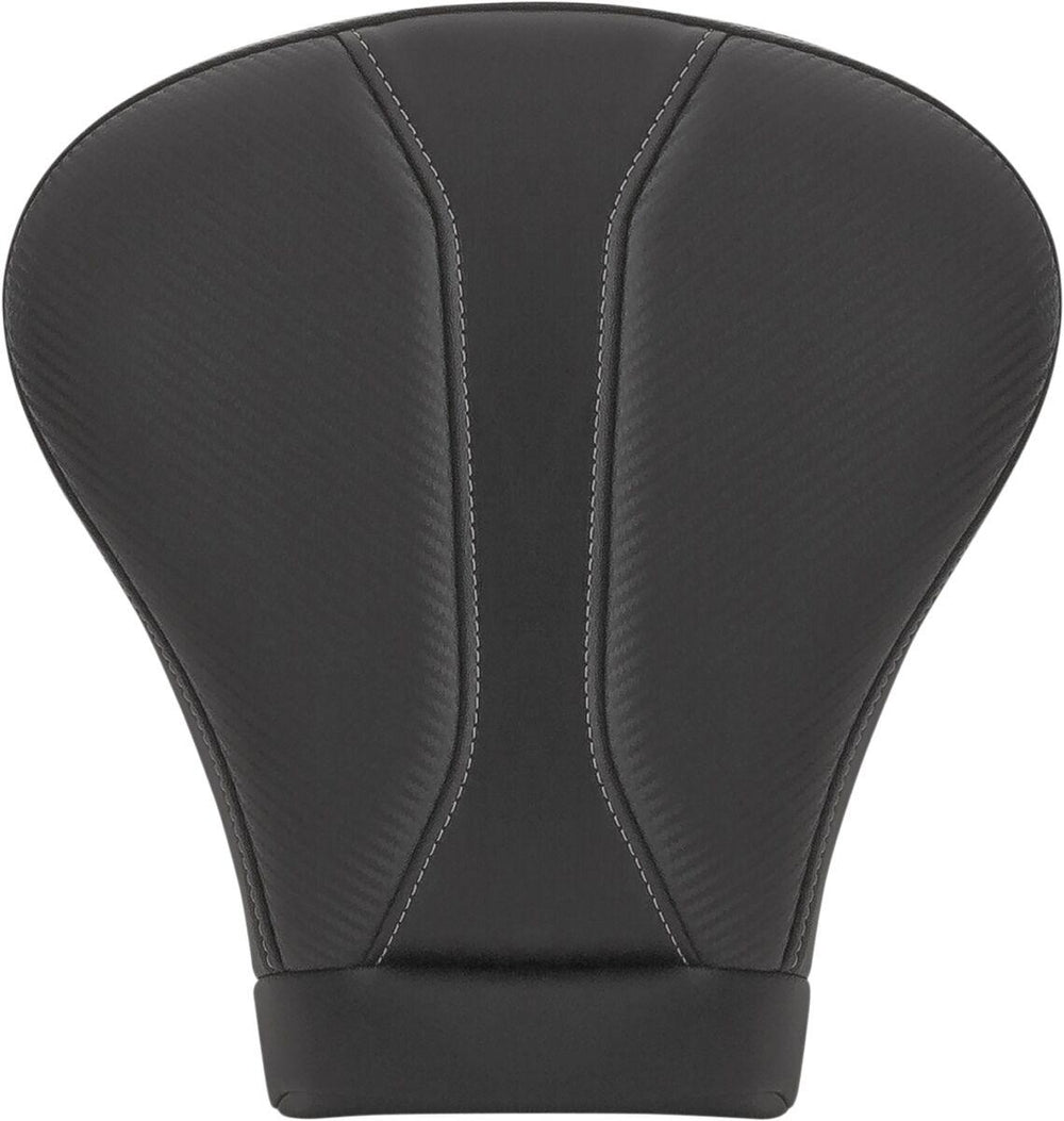 Saddlemen Dominator Grey Stitching Foam Pillion Pad For Harley Davidson FLHR 1584 2008 - Black
