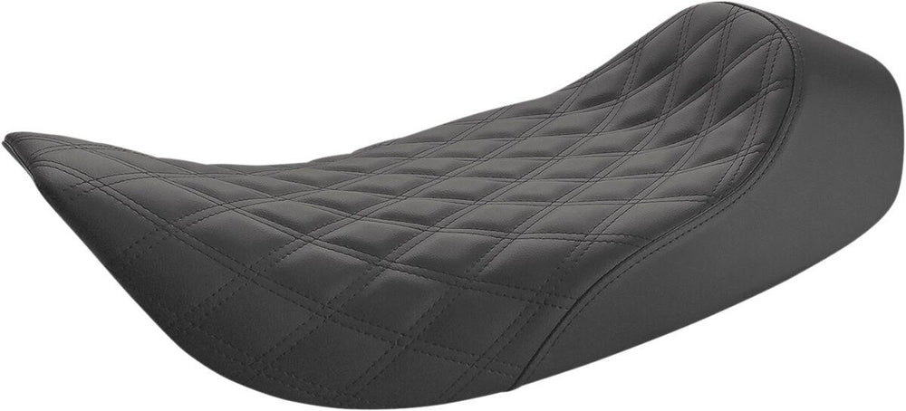 Saddlemen Renegade Lattice Stitch Solo Seat For Harley Davidson FLHR 1340 1997-1998 - Black
